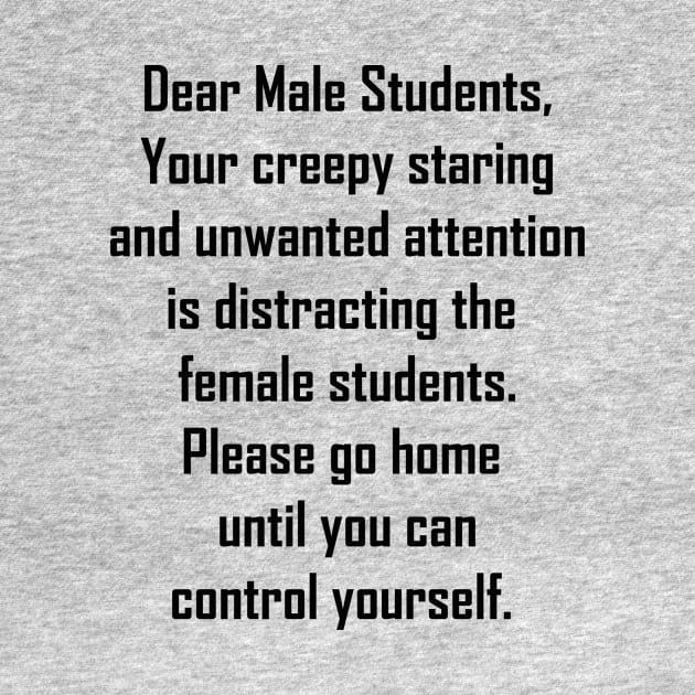 Dear Male Student by ProgressiveAction